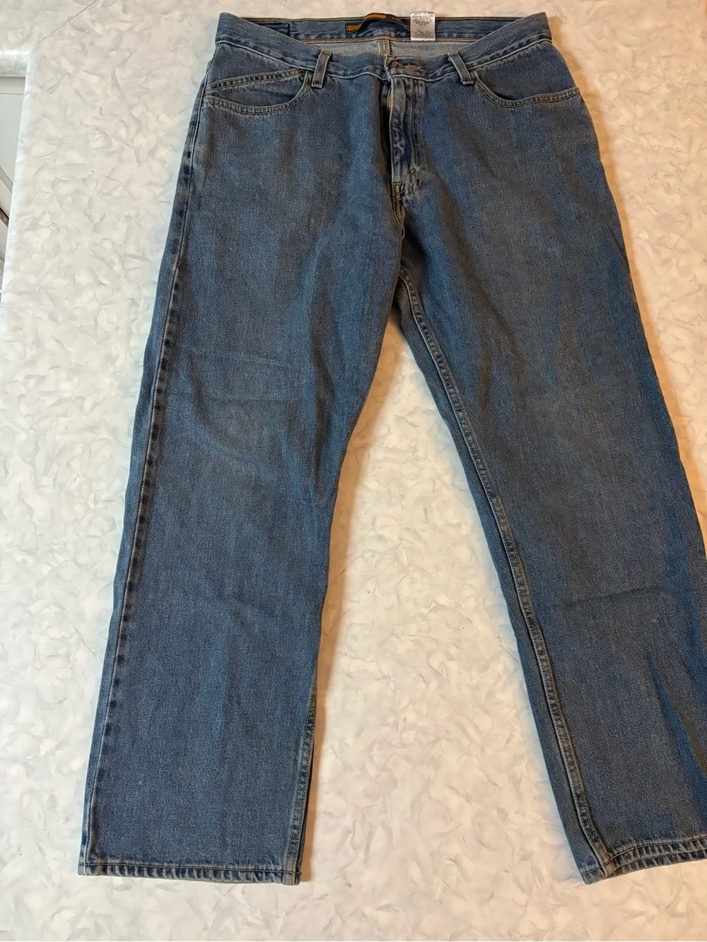 Vintage Levis SilverTab Relaxed Fit Jeans Mens 34x30 Blue Mid Wash Denim Y2K